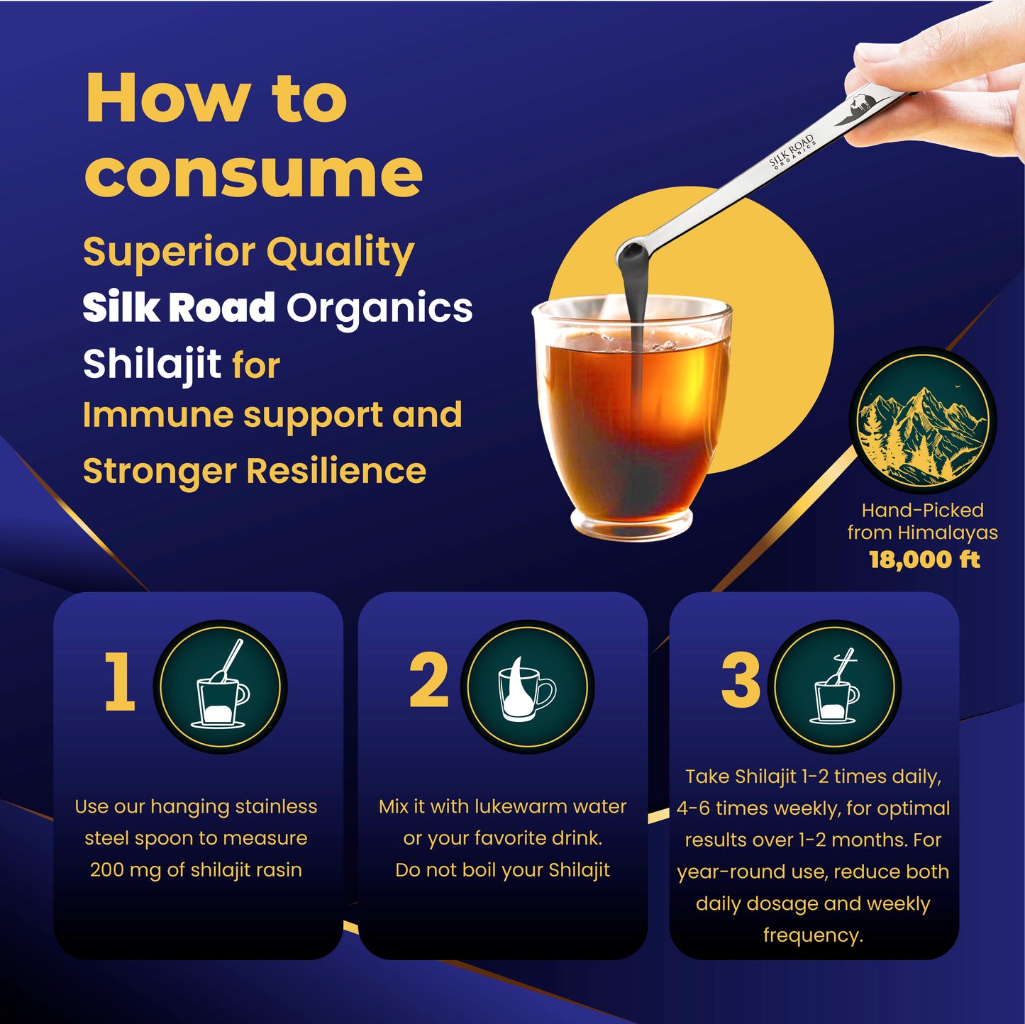 Pure Himalayan Shilajit Resin (35g) with Fulvic Acid & 85+ Trace Minerals – Natural Energy, Focus, Immune & Metabolism Booster | Measuring Spoon Included