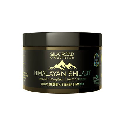 Pure Himalayan Shilajit 100 Pills Jar