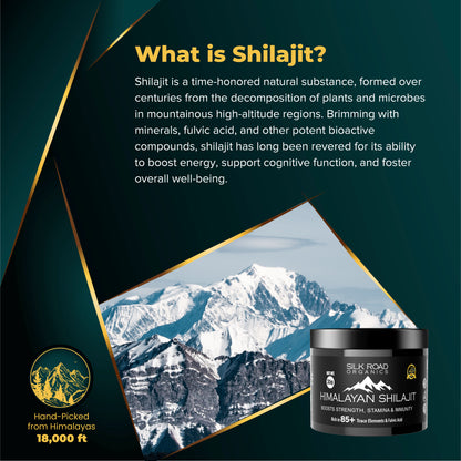 🌿 Pure Himalayan Shilajit Soft Resin