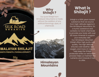 Pure Himalayan Shilajit 50 Grams Resin